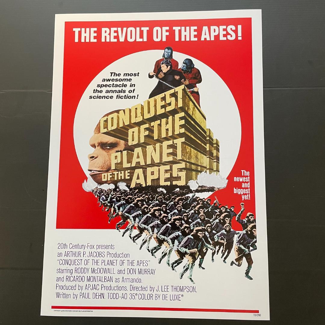 海外ポスター『猿の惑星・征服』（第4作）☆シーザー - メルカリ