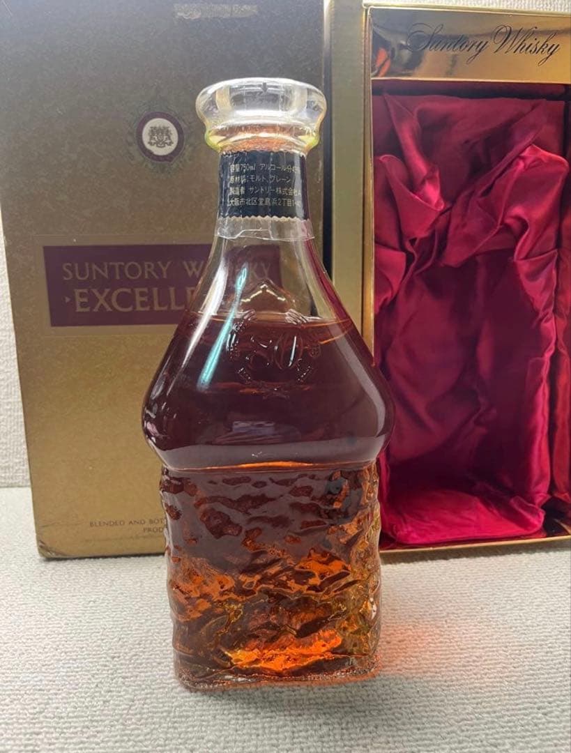 サントリーエクセレンス 2003年80周年記念ボトル 未開封750ml 箱おまけ