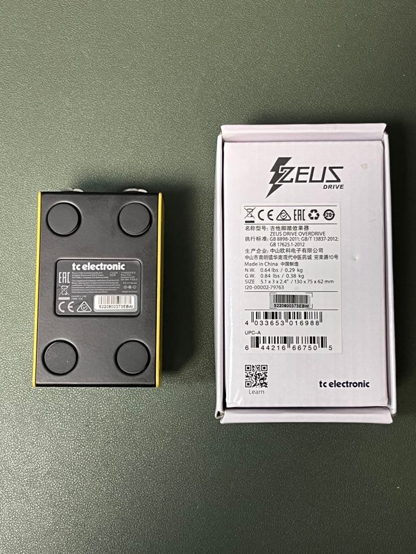 tc electronic Zeus Drive ギターエフェクター