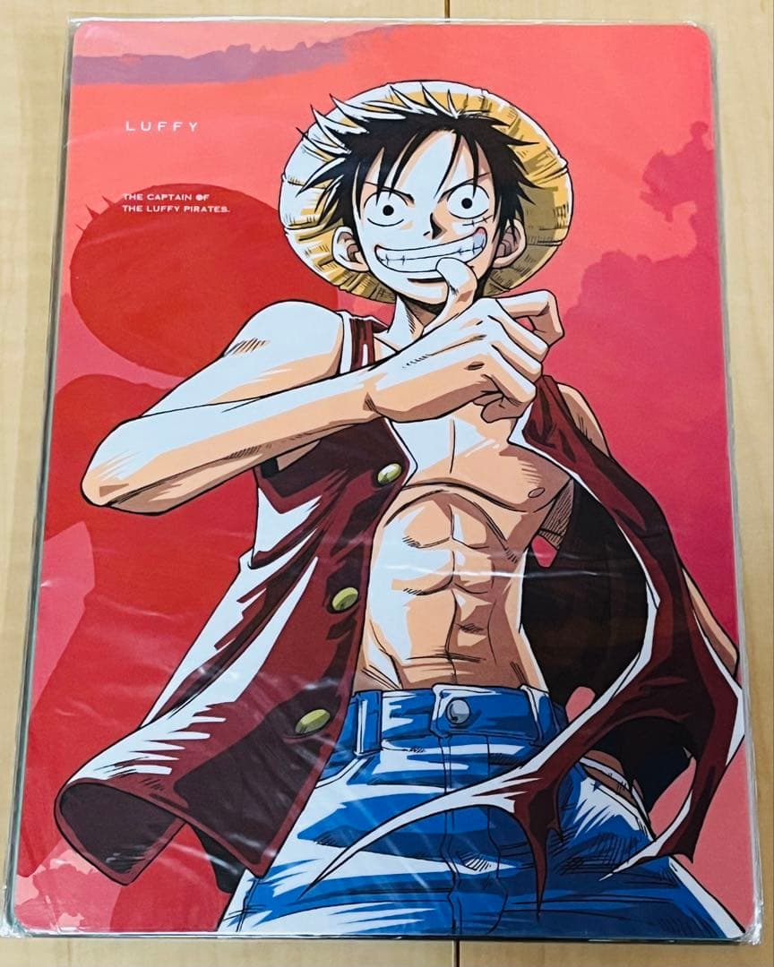 ワンピース 下敷き ルフィ ゾロ ナミ サンジ ロビン ONEPIECE レア