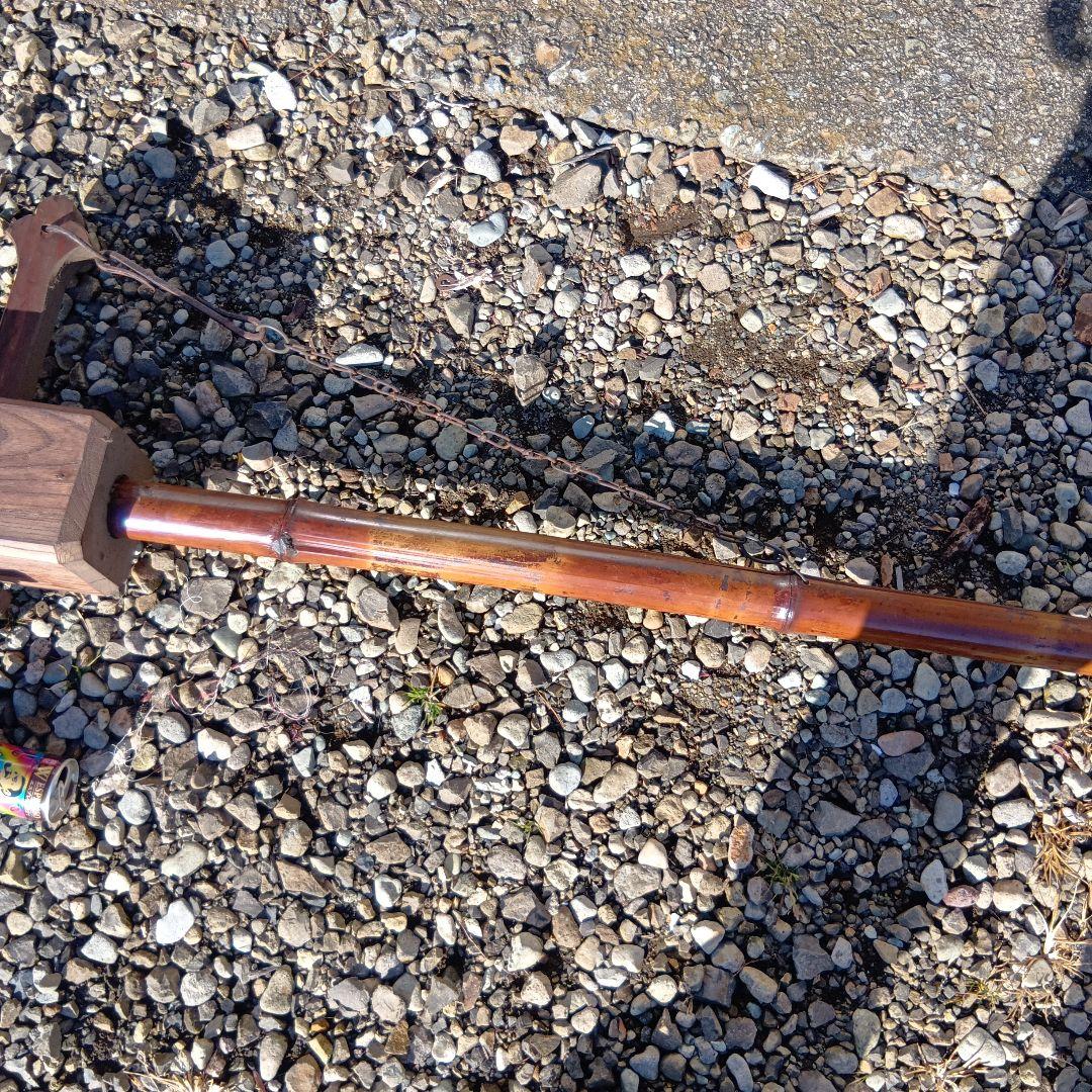 自在鉤 時代物自在鉤 木製自在鉤 火鉢自在鉤 副招き小槌自在駒