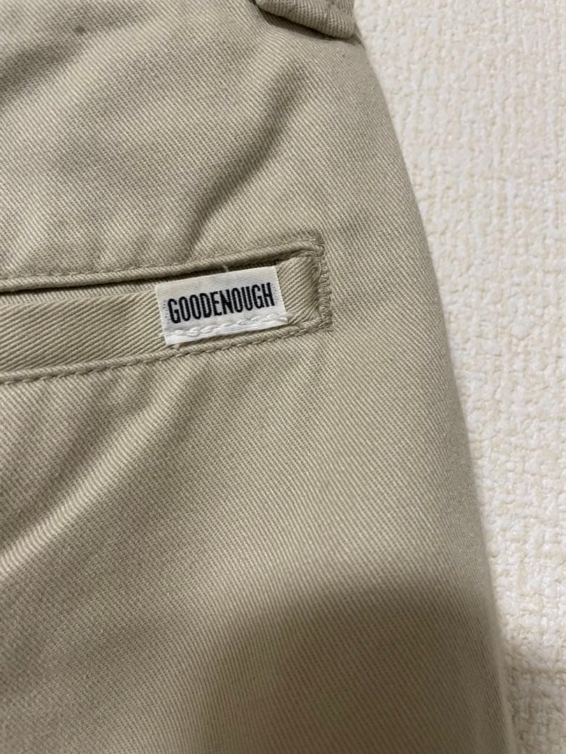 希少 初期GOODENOUGH 初期グッドイナフ チノパンツ ベージュ L
