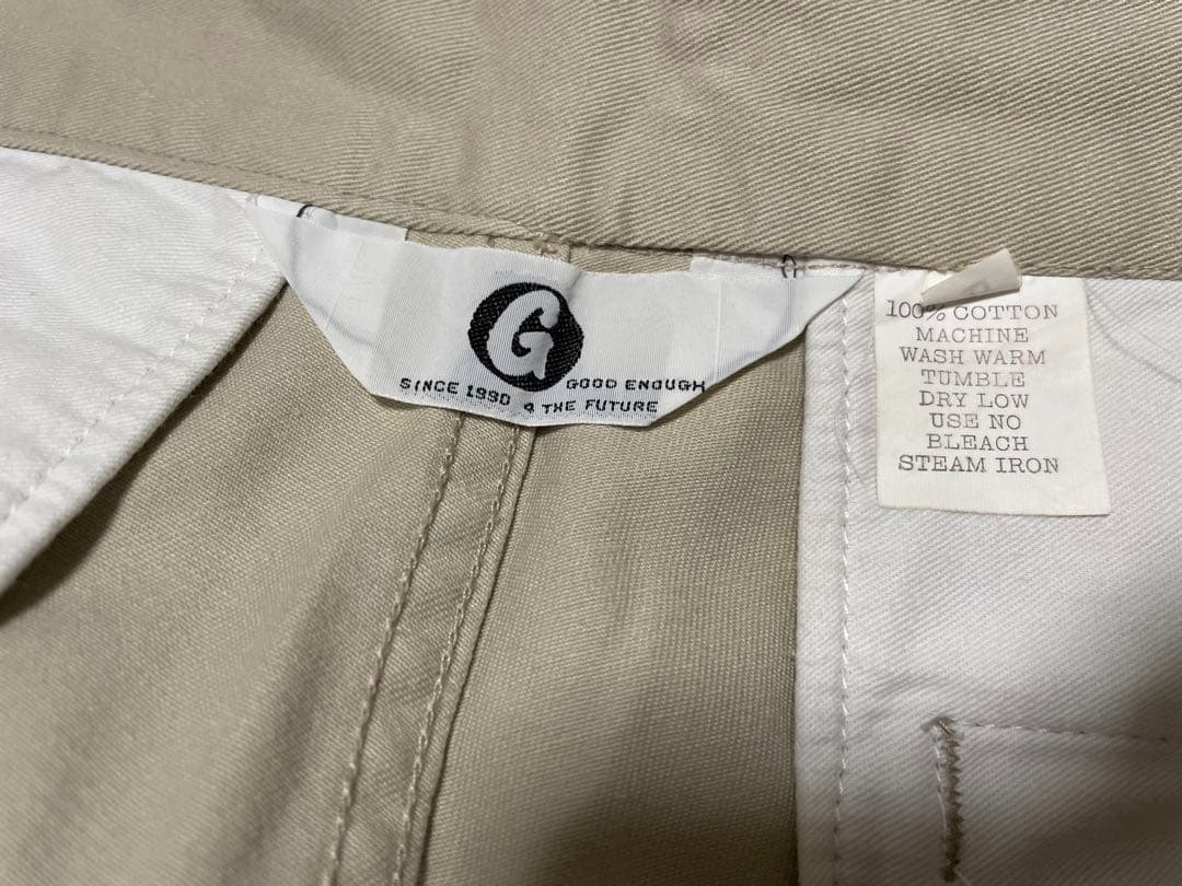 希少 初期GOODENOUGH 初期グッドイナフ チノパンツ ベージュ L