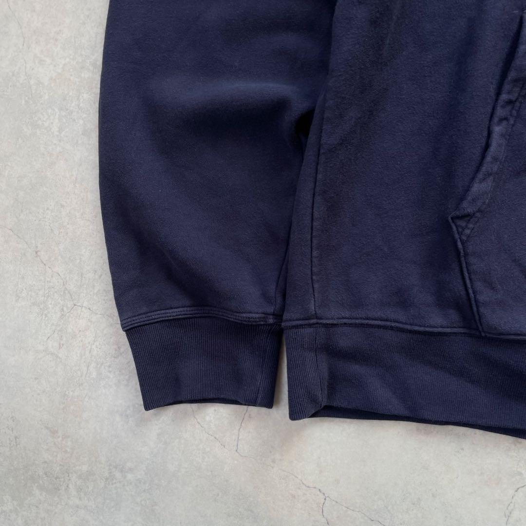 STUSSY ステューシー パーカー デカロゴ ネイビー