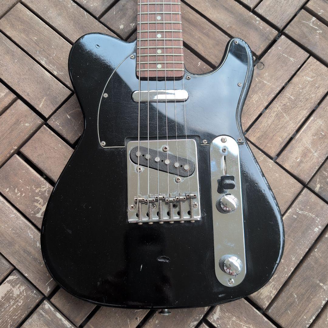 ミニテレキャスター 21フレット 本格派！メーカー不明です ギター