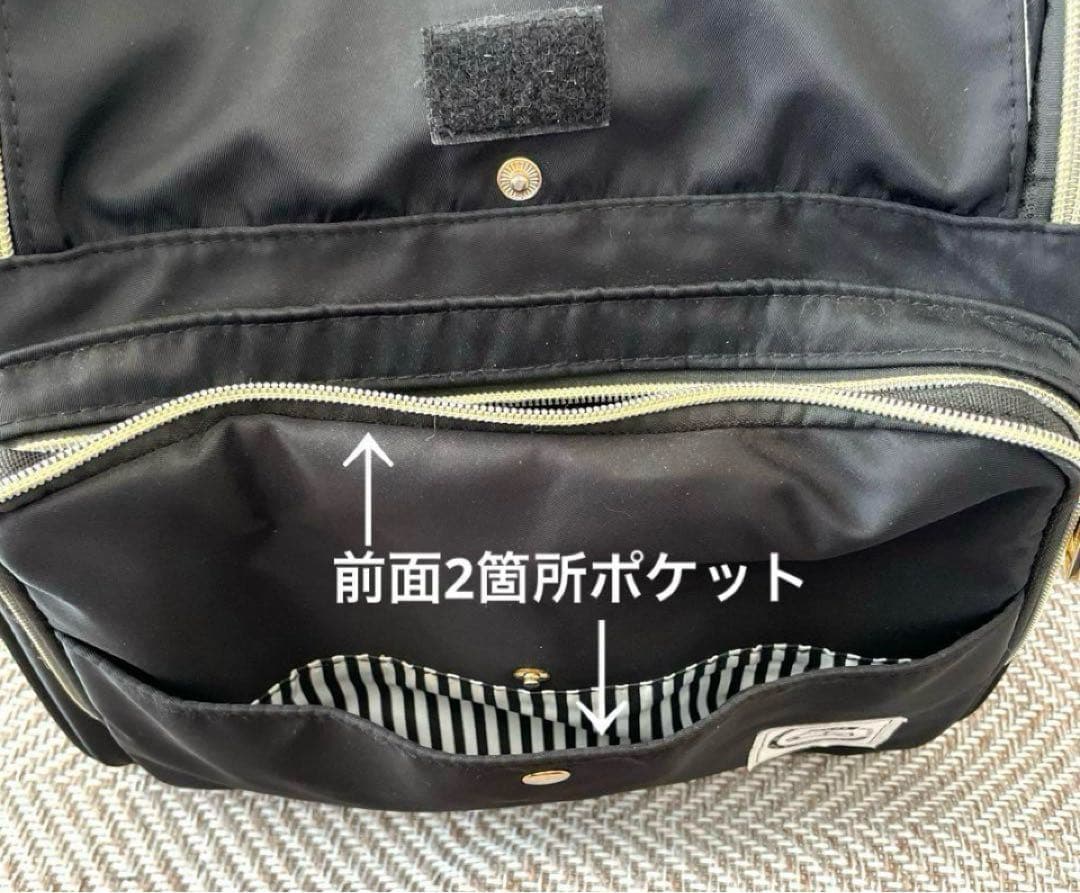 ペット用ナイロン製黒リュック・ストライプ内装 2025年版】黒リュック