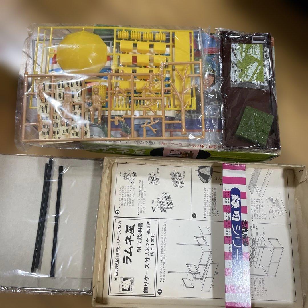 昭和情景シリーズ ラムネ屋台 ジオラマキット 絶版 未組立。 052