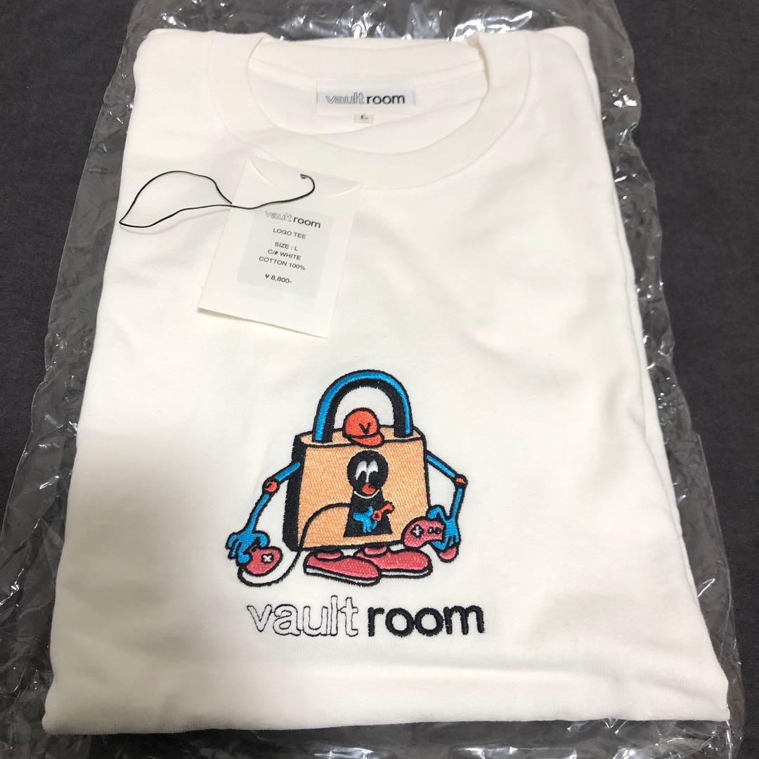 vaultroom logo tee white L - メルカリ