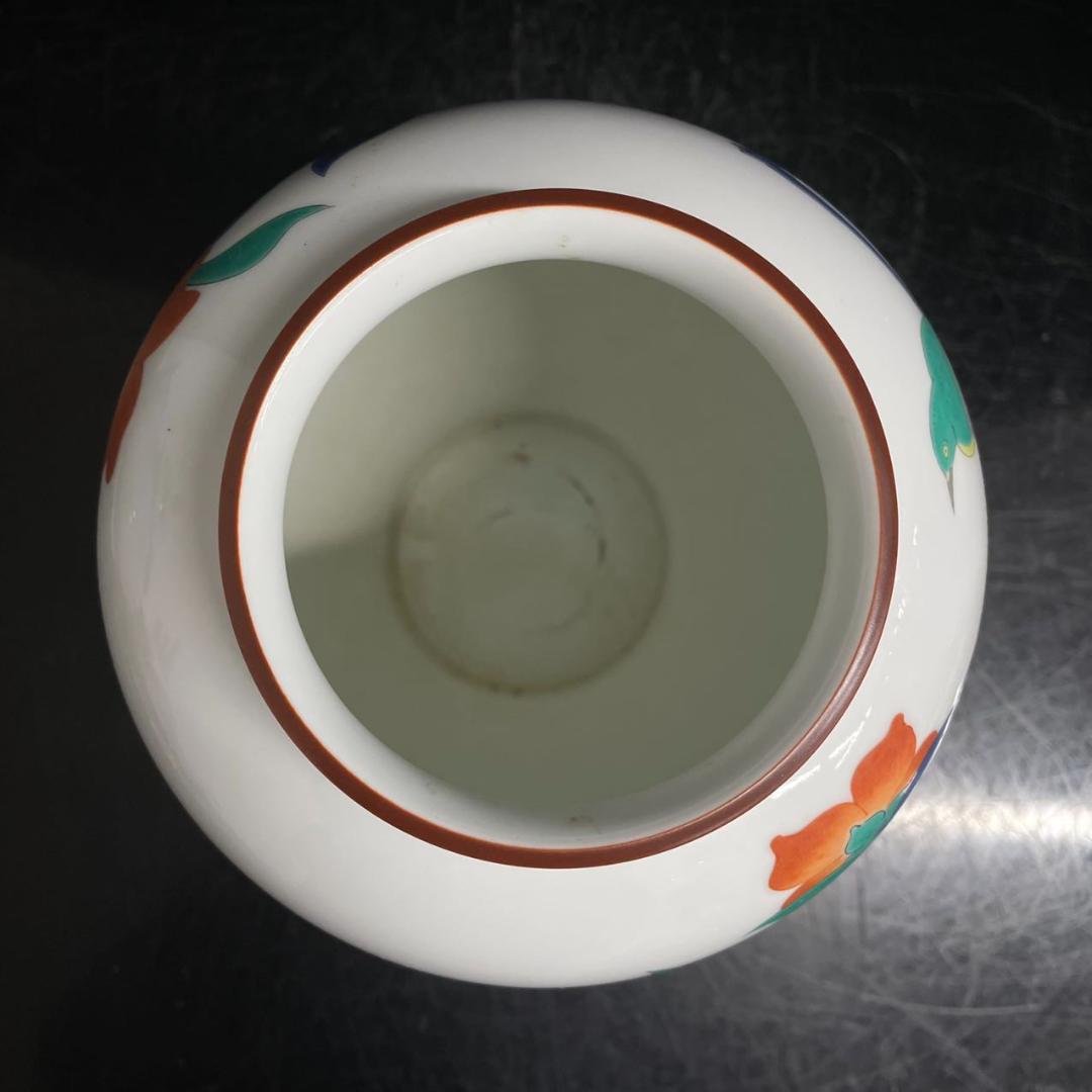 随心堂】香蘭社原画十三代酒井田柿右衛門作 花鳥図「春」