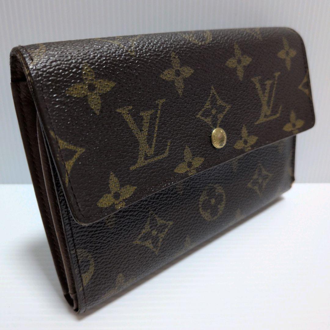 ルイヴィトン ポルトトレゾール モノグラム 三つ折り財布 - メルカリ