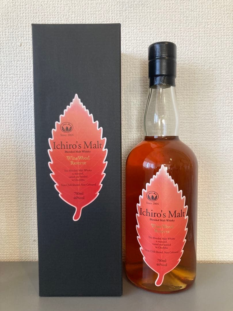 イチローズモルトWine Wood Reserve 700ml イチローズモルト ワインウッドリザーヴ リーフラベル 箱付の通販