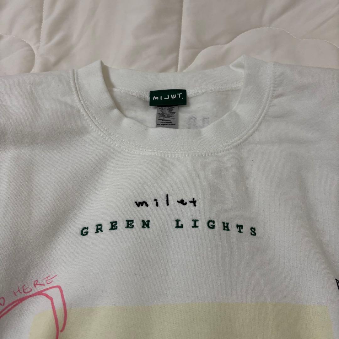 milet GREEN LIGHTSツアー Sweat Shirt Mサイズ - メルカリ