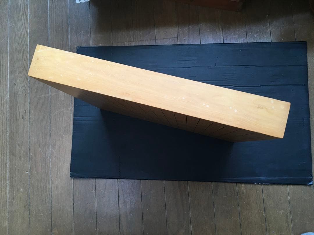卓上碁盤　碁盤　本榧 天地柾目　厚さ約6cm 縦46cm 横約42cm