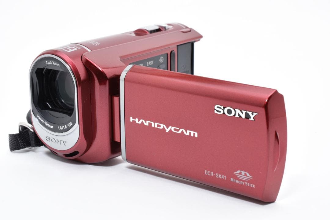 【極美品】SONY Handycam DCR-SX41 レッド　ほぼ新品！