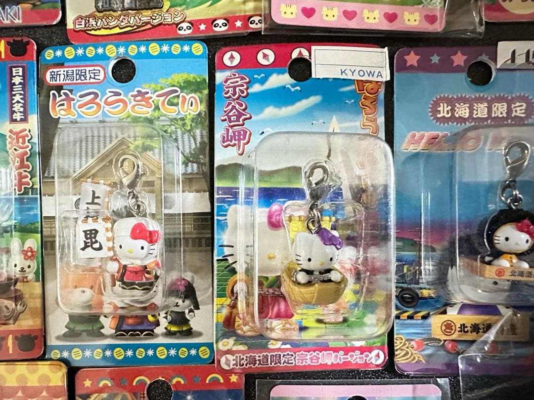 レアご当地 キティ 限定キティ28種 根付・ストラップ