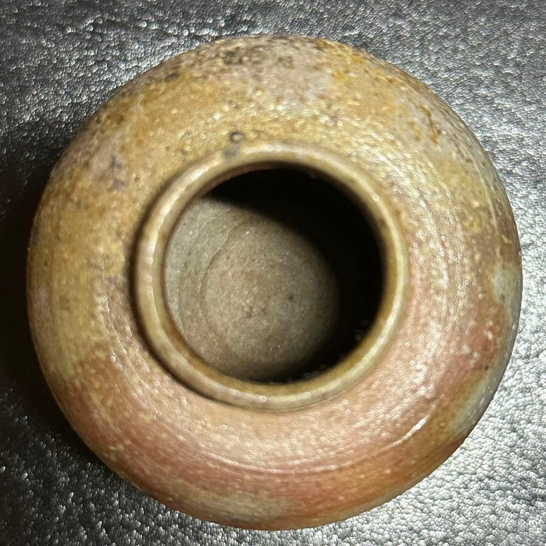 ☆茶道具！備前焼 茶入！『木村 長十郎(友敬)』作！共箱/仕覆