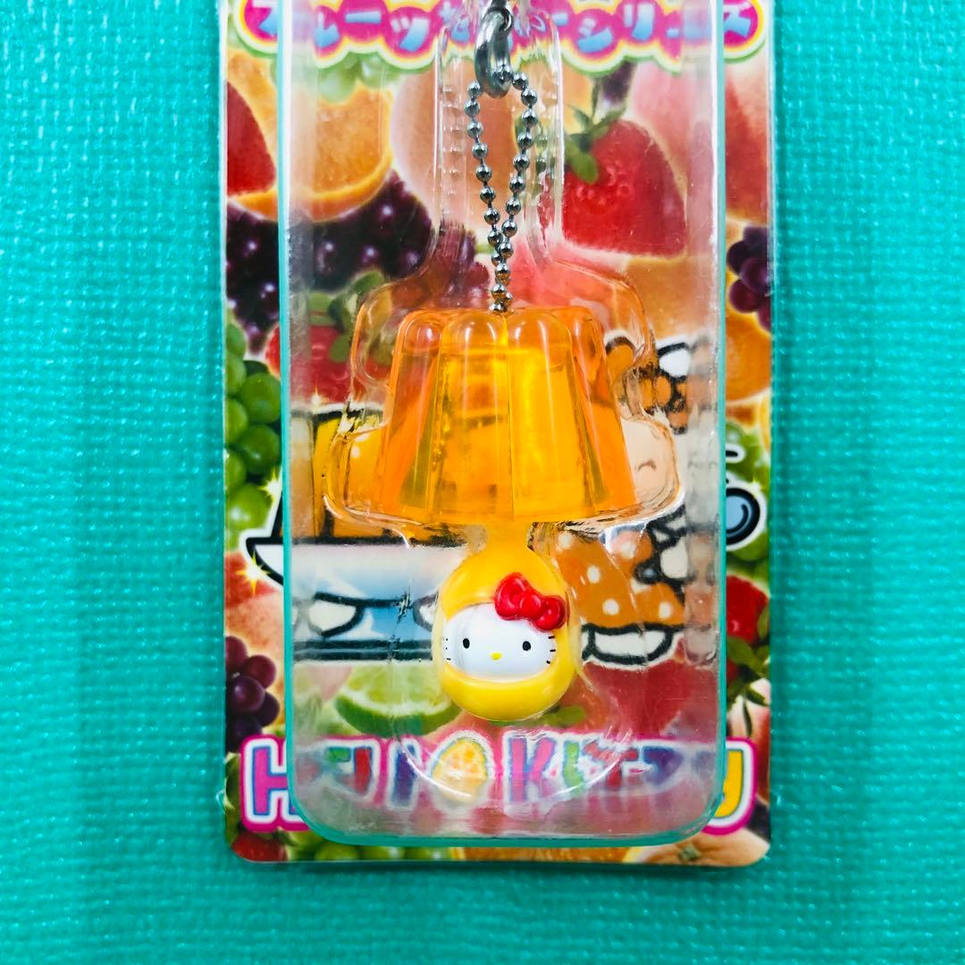 2008年製 激レア★ハローキティ フルーツゼリー びわ ストラップ チャーム