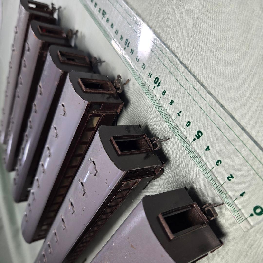 HO金属製客車6両(Aセット)。ジャンク品。