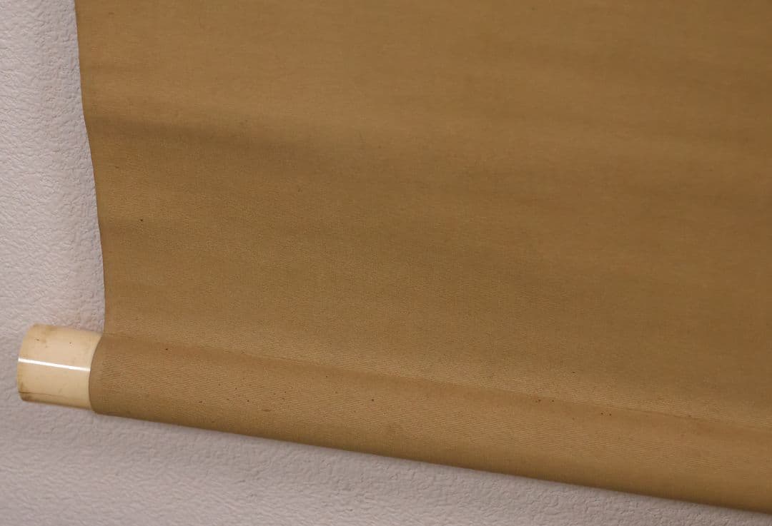 【模写】日本画 南部春邦 鳥 風景図 絹本 掛軸 彩色 明治大正 MB154