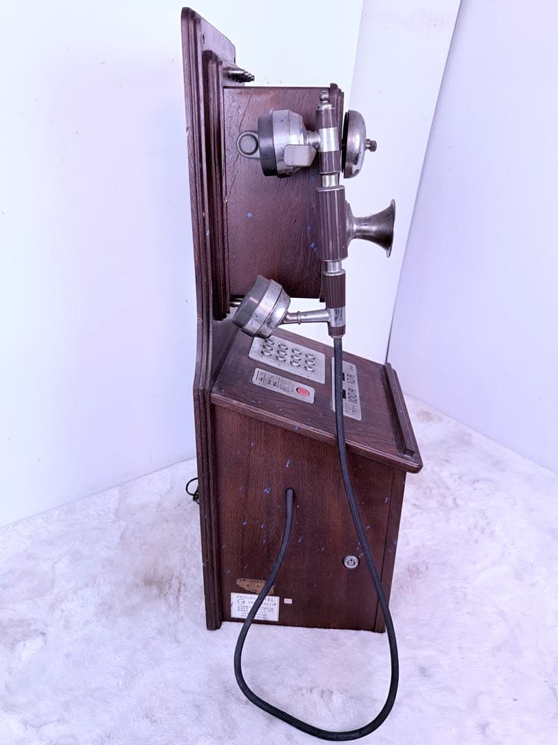 貴重品♪昭和レトロ NTT クラシックピンク電話 公衆電話型 オルゴール