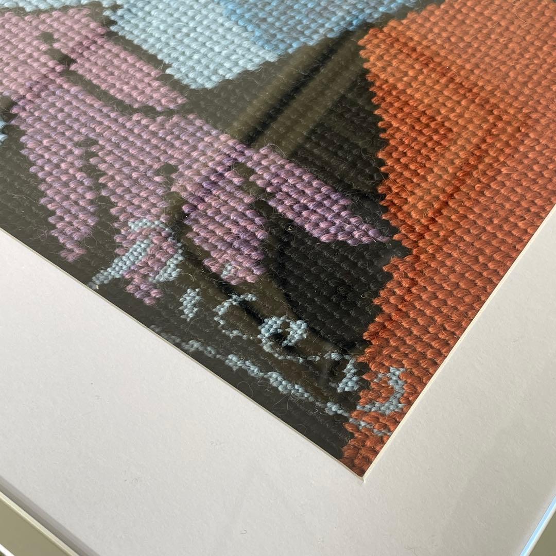 ヴィンテージ ピカソ タペストリー ニードルポイント 額装の通販はau