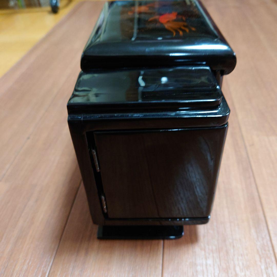 Asian Cigarette Box ★金魚★小物入れ★黒漆