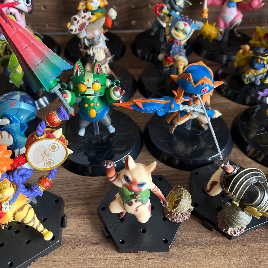 ★ モンスターハンター　オトモアイルー　フィギュア　22個セット