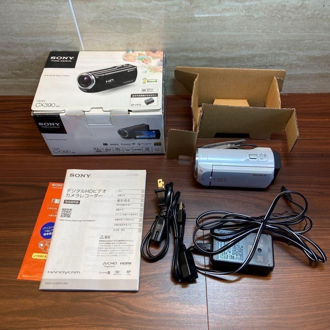 SONY HDR-CX390 ビデオカメラ ほぼ新品 3406