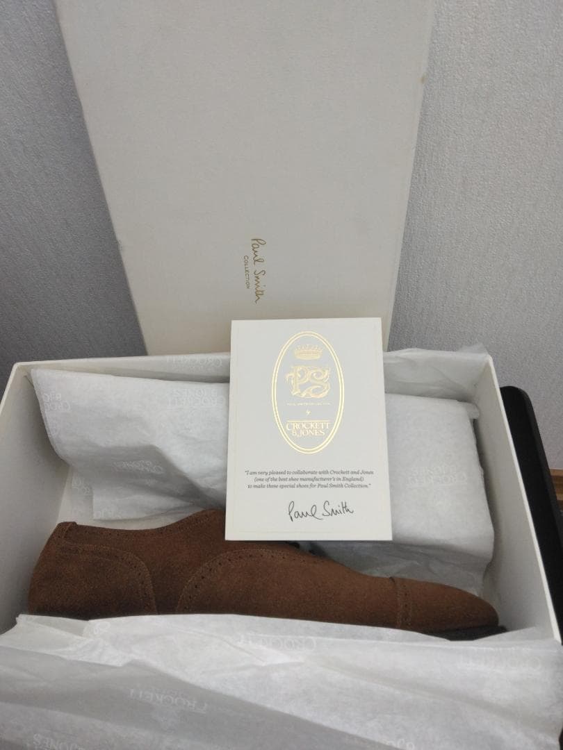 クマ吉さん専用【UK8.5】クロケット＆ジョーンズ　スエードブローグ