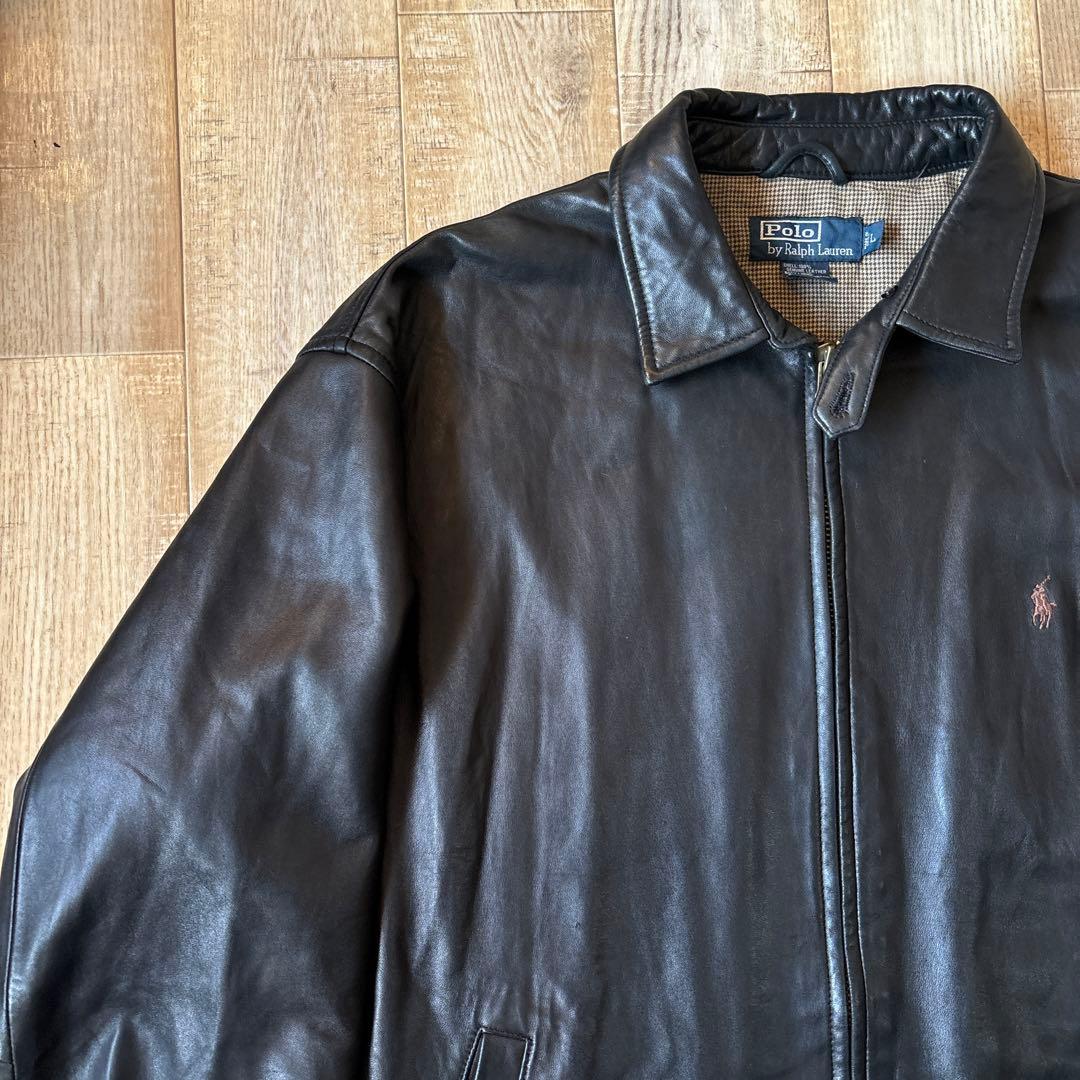 リアム・ギャラガー着用 90s Ralph Lauren レザー ジャケット