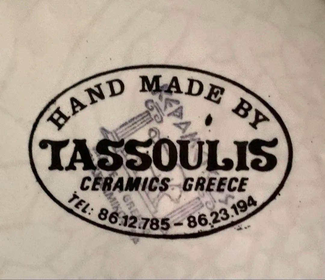 ヴィンテージTassoulisギリシャ セラミック製壁掛けプレート