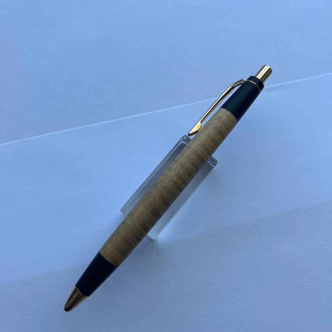 野原工芸 新型シャーペン 栃縮杢 上杢