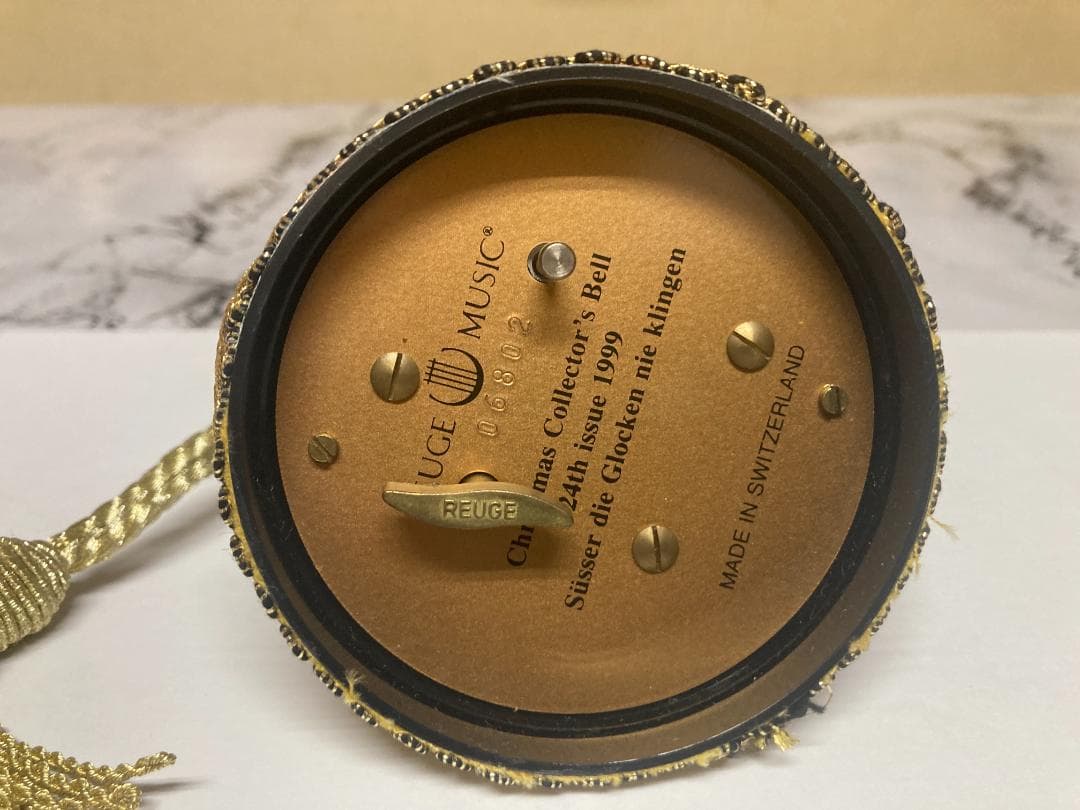 Reuge リュージュ クリスマスコレクターズ オルゴールベル 5個セット売り