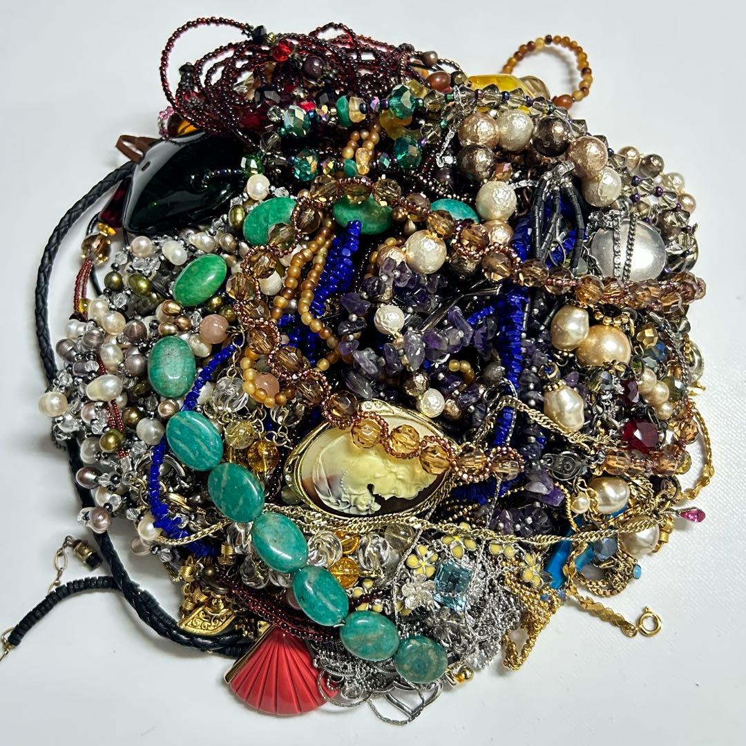 イミテーションまとめ売り　ヴィンテージ　アンティーク　ネックレスレディース【6】