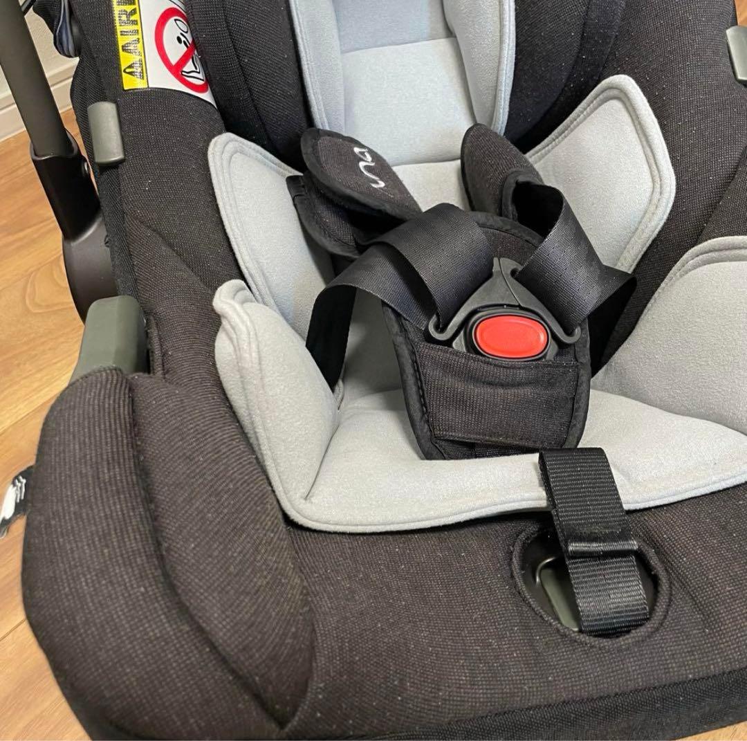 Nuna pipa icon ベビーシート ブラック 5点式ハーネス