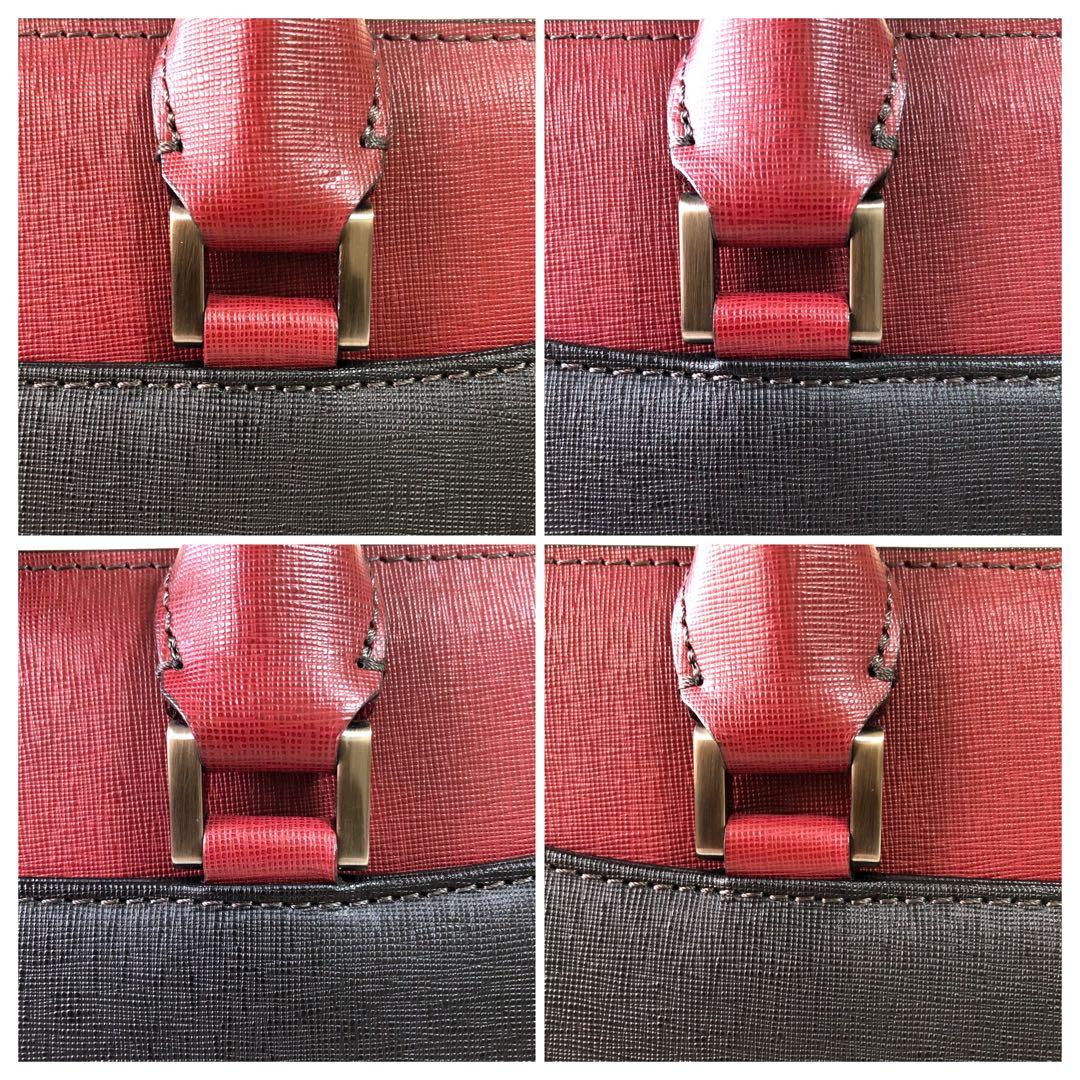 未使用級 フジタカ ディアマン レザー ビジネスバッグ 2way A4B4収納可