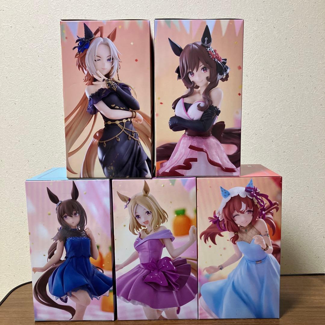 ラウンドワン限定　ウマ娘　Trio-Try-iT Figure フィギュア5体