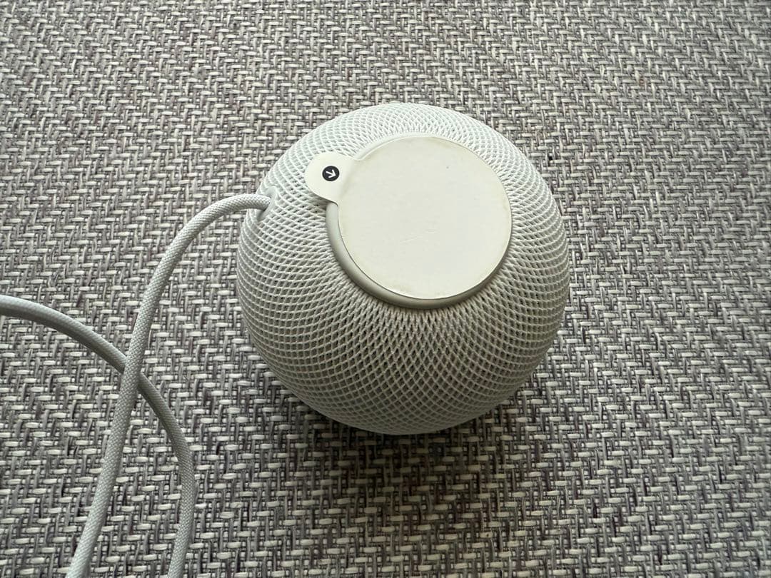 黄ばみ・ヘコミ無し】Apple HomePod mini ホワイト