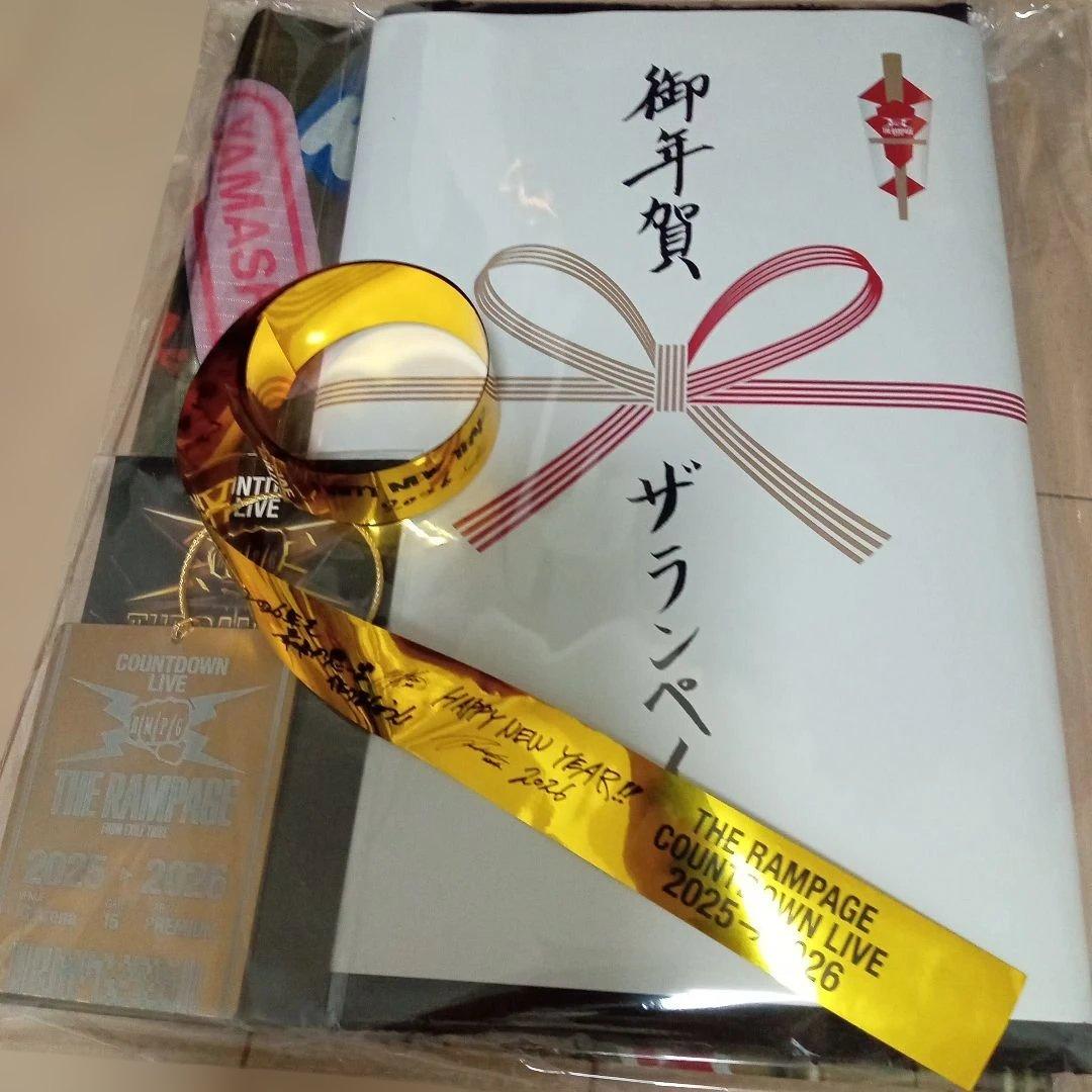 ランページ　カウントダウン　アップグレードグッズ、金テープ オリジナルグッズ詳細解禁!!】『THE RAMPAGE COUNTDOWN LIVE 2025