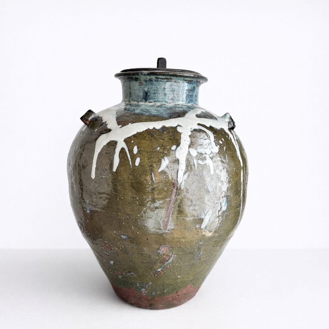 小代焼 大壺 高さ44cm 直径約34cm 民藝 古陶 骨董 2026年最新】花瓶 小代焼の人気アイテム - メルカリ