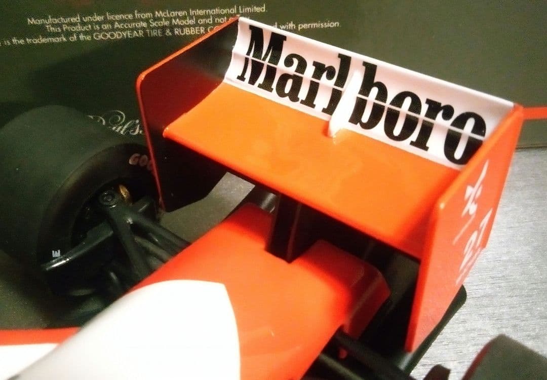 ミニチャンプス 1/18 F1 マクラーレン MP4/5B A.セナ リペイント
