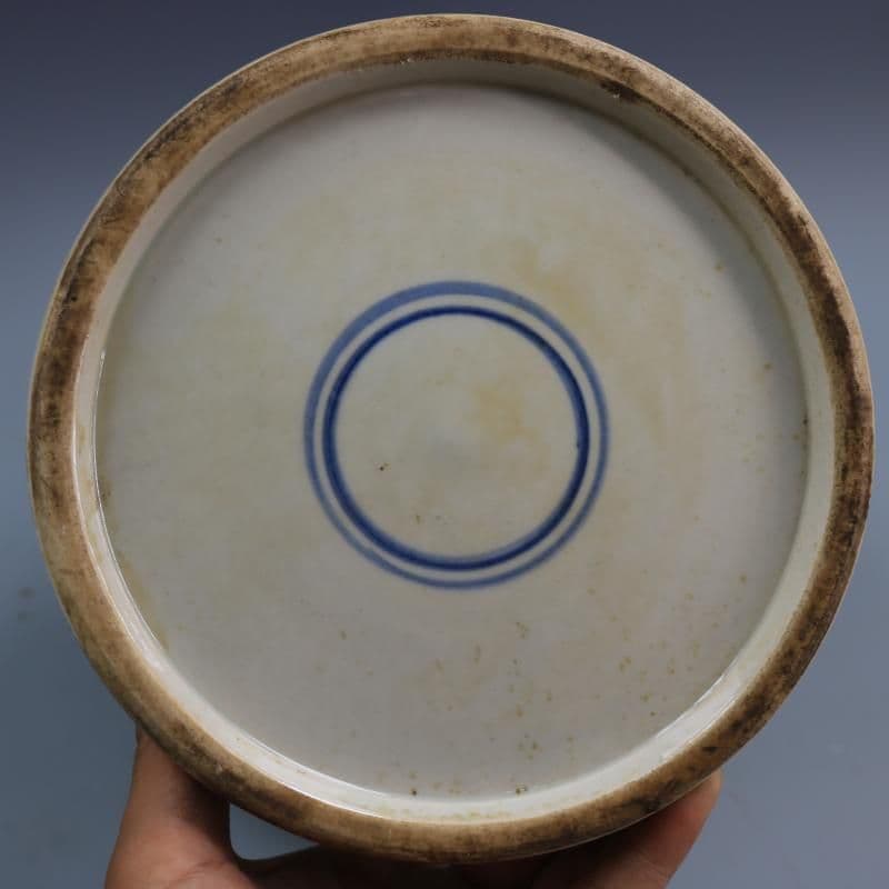 清康熙鯖山水人物獅子頭将軍缶 景徳鎮 陶磁器 装飾品 現代工芸