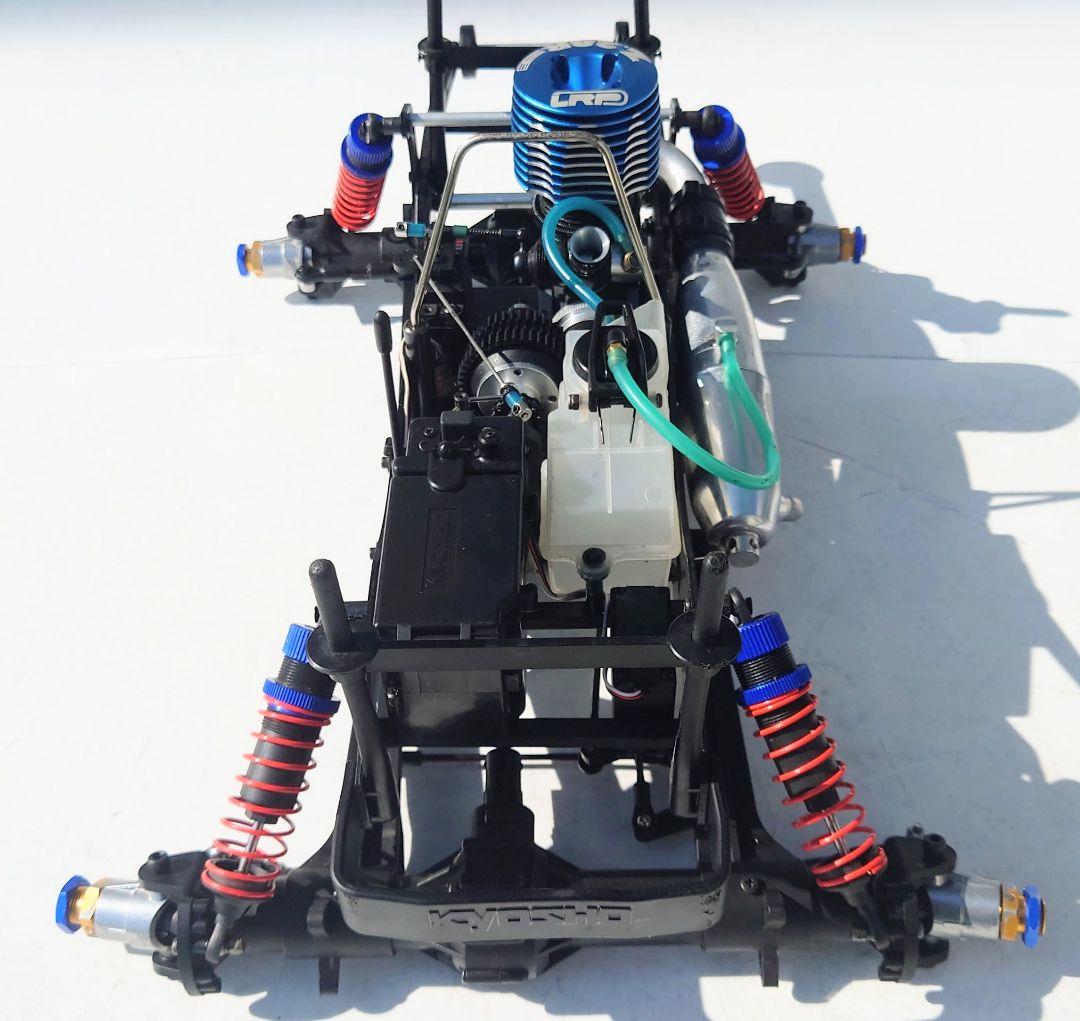 爆速仕様！京商 1/8 GP 4WDモンスタートラック 28エンジン ロトスタ付