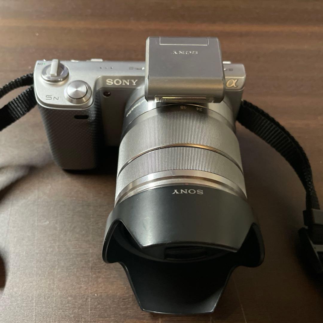 SONY ミラーレス一眼カメラ α NEX-5N シルバー レンズ1本 カメラ