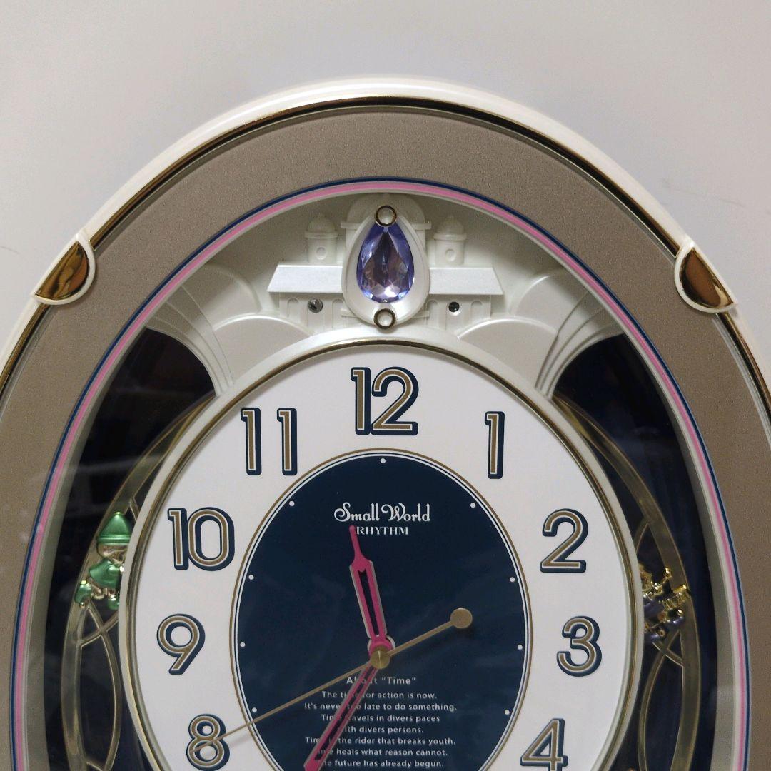 RYTHM リズム 4MN544RH 壁掛け時計 30曲 スモールワールド