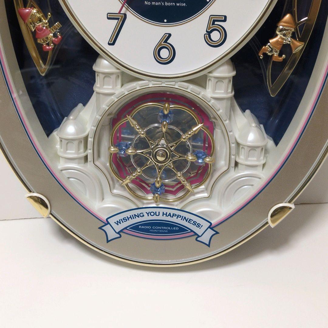 RYTHM リズム 4MN544RH 壁掛け時計 30曲 スモールワールド