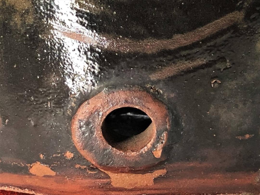 古薩摩】苗代川焼 薩摩雲助（うんすけ）丸十文』酒樽 一斗樽