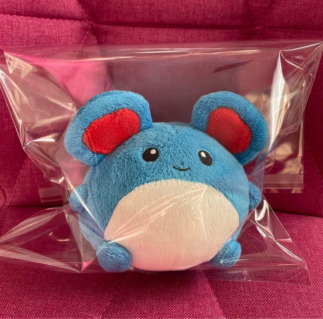 美品☆ポケモンセンター マリル Marill ポケドール ぬいぐるみ 2009年