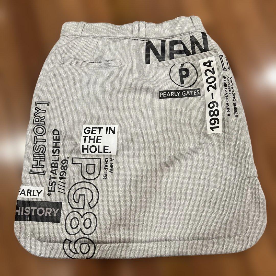 パーリーゲイツ　中綿リバーシブルスカート