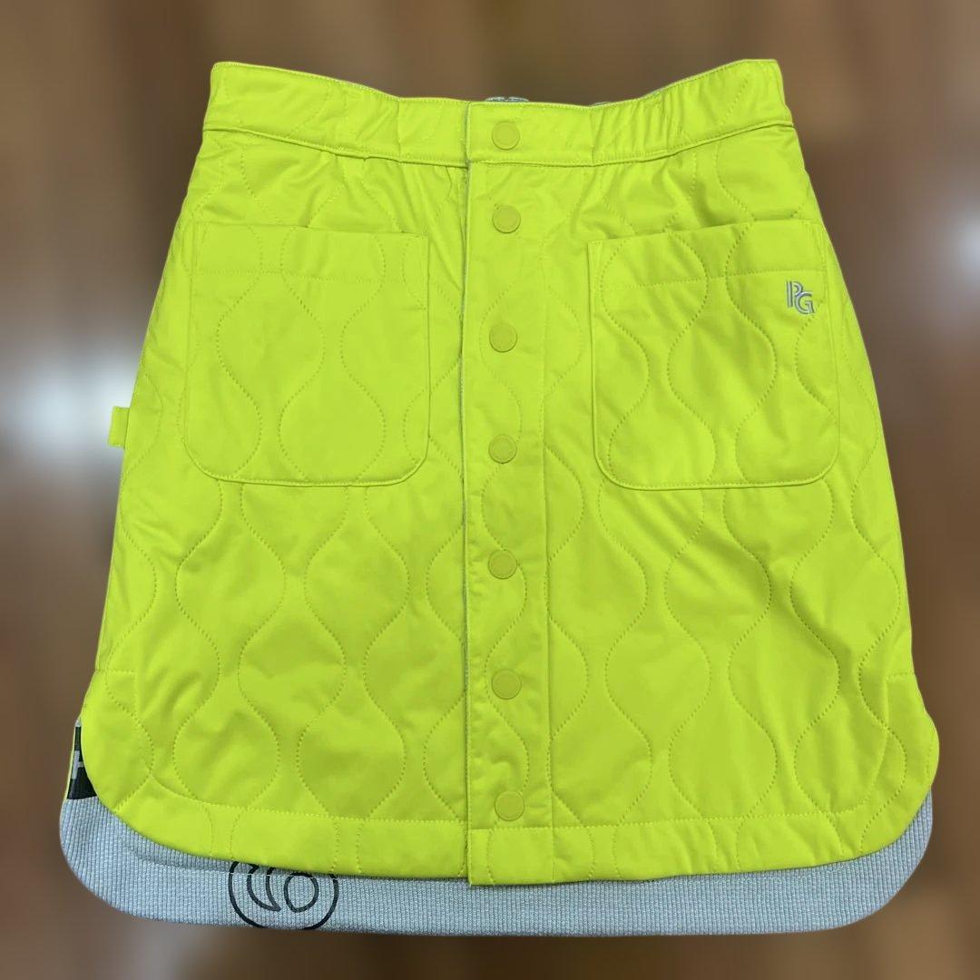 パーリーゲイツ　中綿リバーシブルスカート